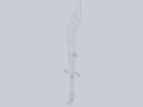 Scimitar 3D Model