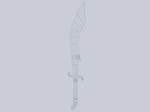 Scimitar 3D Model