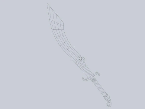 Scimitar 3D Model