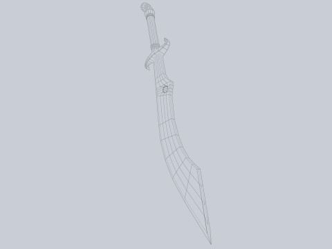 Scimitar 3D Model