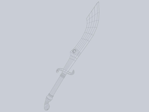 Scimitar 3D Model