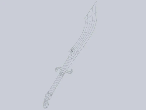Scimitar 3D Model