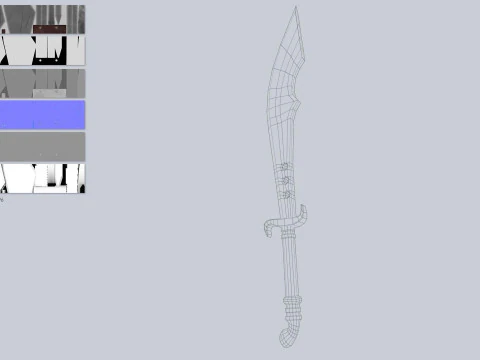 Scimitar 3D Model