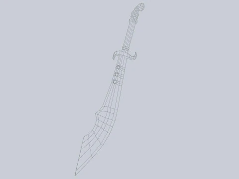 Scimitar 3D Model