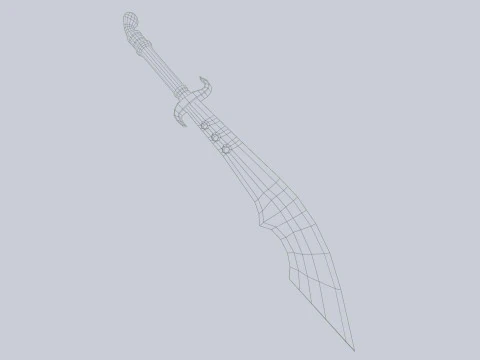 Scimitar 3D Model