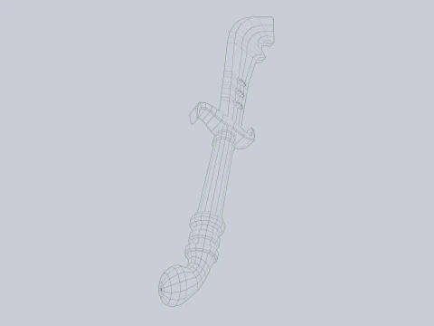 Scimitar 3D Model