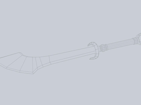 Scimitar 3Dモデル