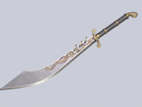 Scimitar-Sammlung 3D Modell