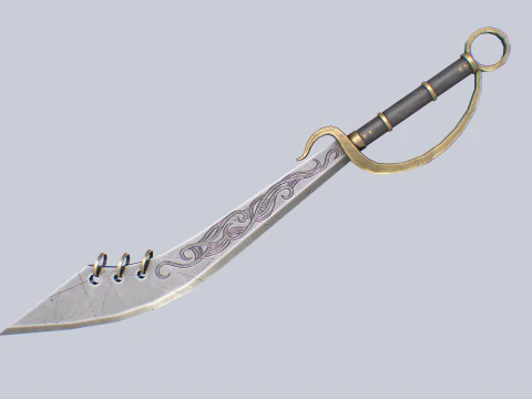 Scimitar-Sammlung 3D Modell