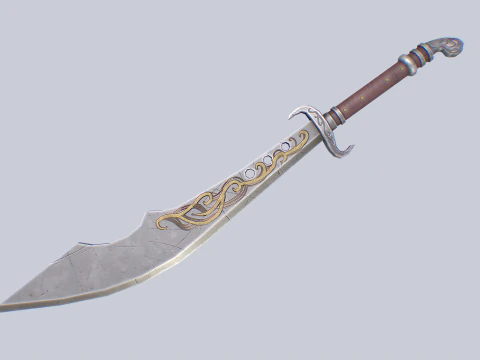 Scimitar-Sammlung 3D Modell