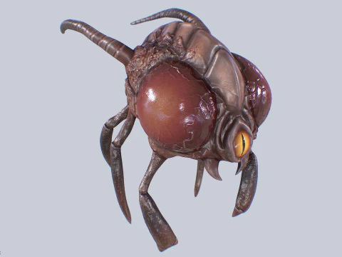 Зараженное летающее существо 3D Модель