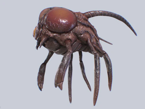 Зараженное летающее существо 3D Модель