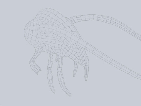 Infested flying creature 3D 模型