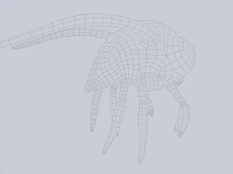 Зараженное летающее существо 3D Модель