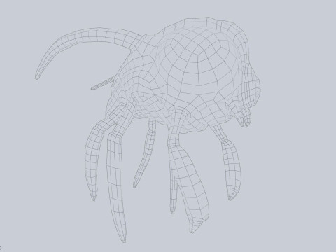 Infested flying creature 3D 模型