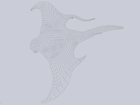 Creatura volante infestata Modello 3D