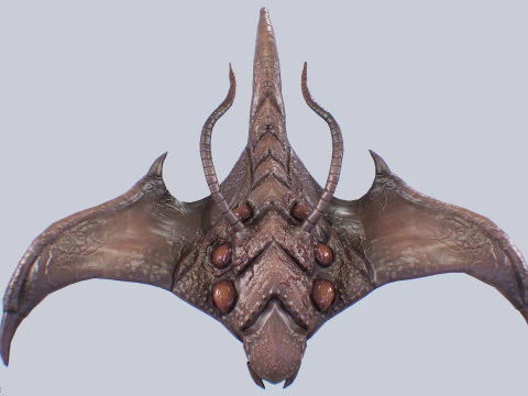 Creatura volante infestata Modello 3D