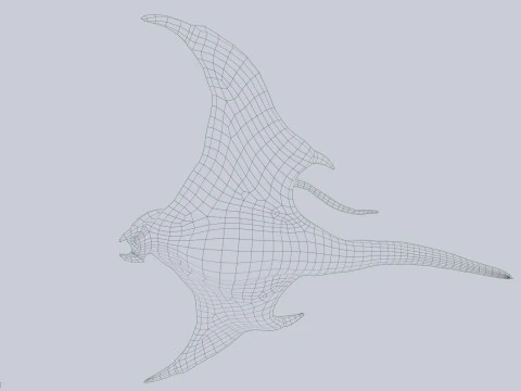 Creatura volante infestata Modello 3D