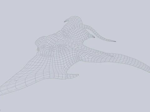 Creatura volante infestata Modello 3D