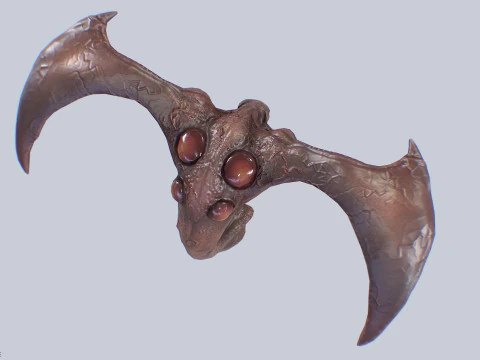 Зараженное летающее существо 3D Модель