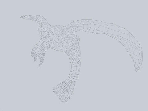 Infested flying creature 3D 모델