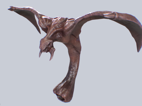 Infested flying creature collection 3D 模型
