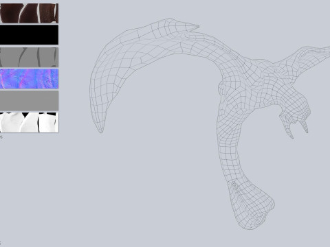 Infested flying creature collection 3D 模型