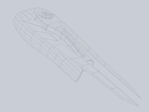 Scifi arm blade Modelo 3D