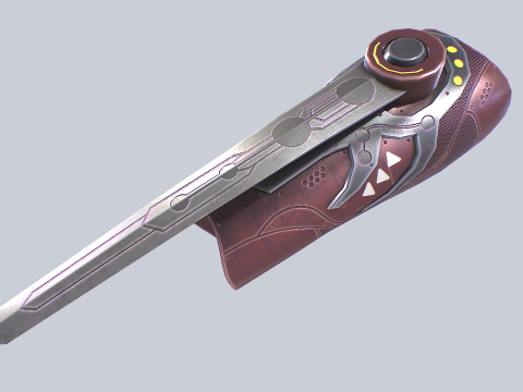 Scifi arm blade 3D Model