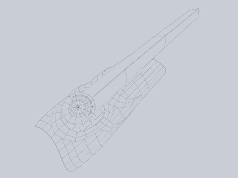 Scifi arm blade 3D Model