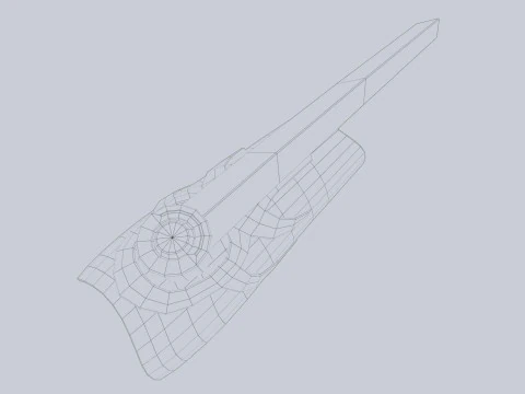 Scifi arm blade 3D Model