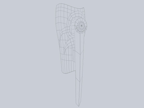 Scifi arm blade 3D Model