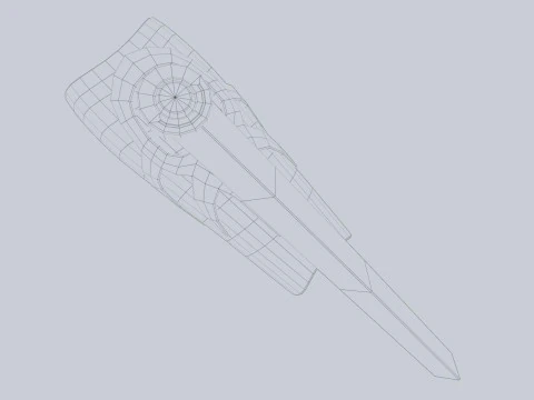 Scifi arm blade 3D Model