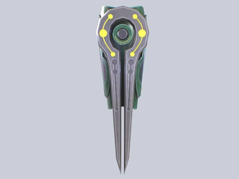 Scifi arm blade 3D Model