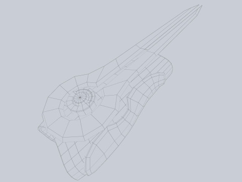 Scifi arm blade 3D 模型