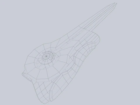 Scifi arm blade 3D Model