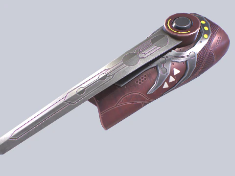 Scifi arm blade collection 3D Model