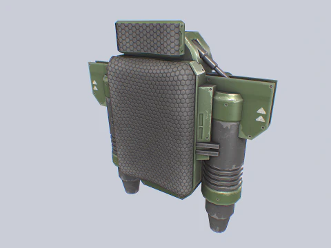 Scifi Jetpack 3D Model