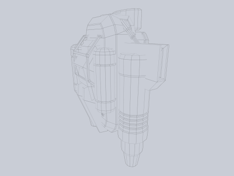 Scifi Jetpack Modello 3D