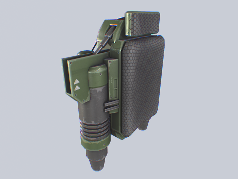 Scifi Jetpack Modello 3D