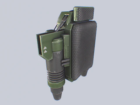 Scifi Jetpack 3D Model