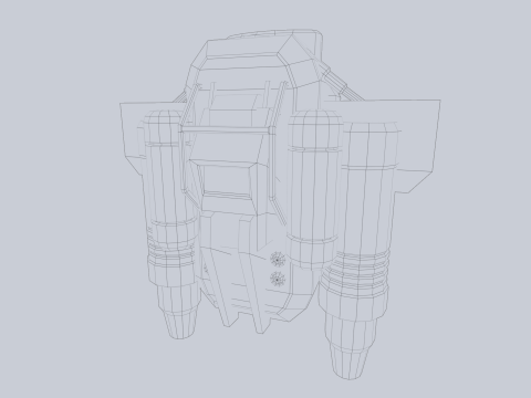 Scifi Jetpack Modello 3D