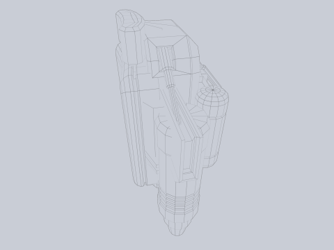 Scifi Jetpack Modello 3D