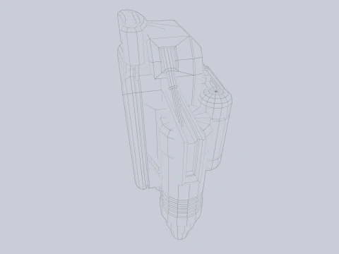 Scifi Jetpack 3D Model