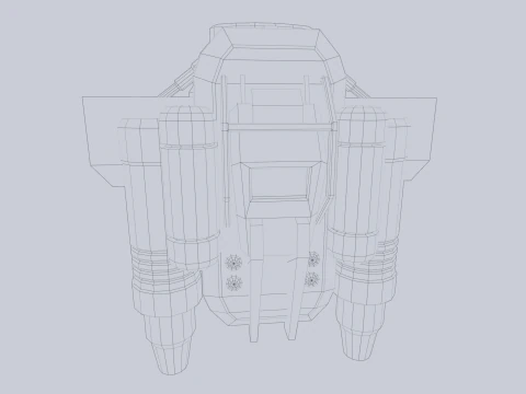 Scifi Jetpack 3D Model