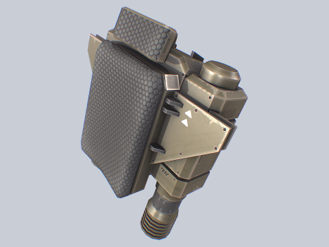 Scifi Jetpack 3D Model