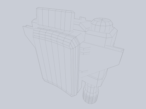 Scifi Jetpack 3D Model