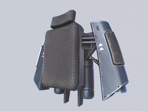 Scifi Jetpack 3D 模型