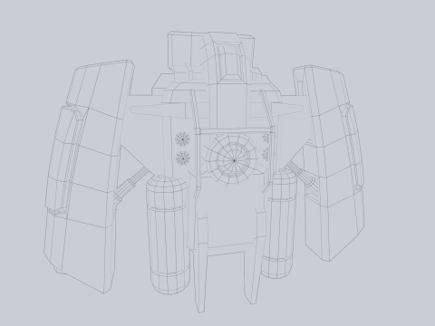 Scifi Jetpack 3D 模型