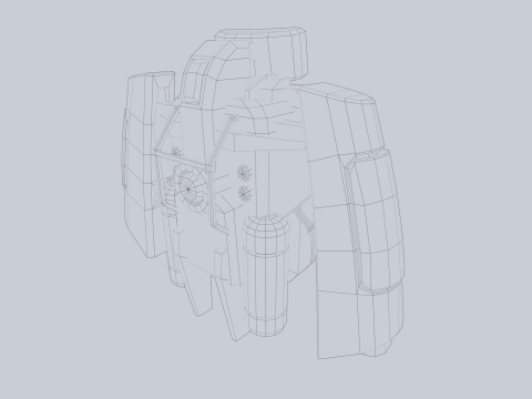 Scifi Jetpack 3D 模型